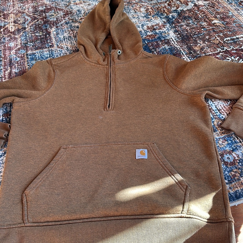 Carhartt pullover zip.